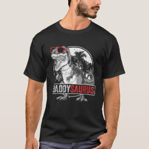 T-shirt Daddysaurus Rex Dinosaur Daddy Saurus Family Match