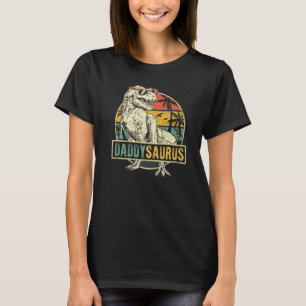 T-shirt Daddysaurus Rex Dinosaur Daddy Saurus Family Match