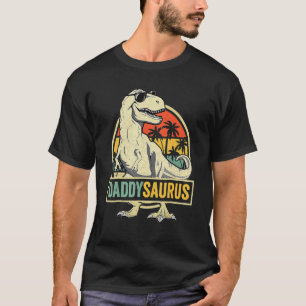 T-shirt Daddysaurus Rex Dinosaur Daddy Saurus Family Match