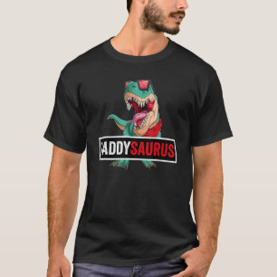 T-shirt Daddysaurus Rex Dinosaur Hommes Fête des pères Fam