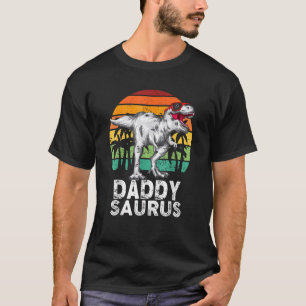 T-shirt Daddysaurus Rex Dinosaur Papa Saurus Famille Match