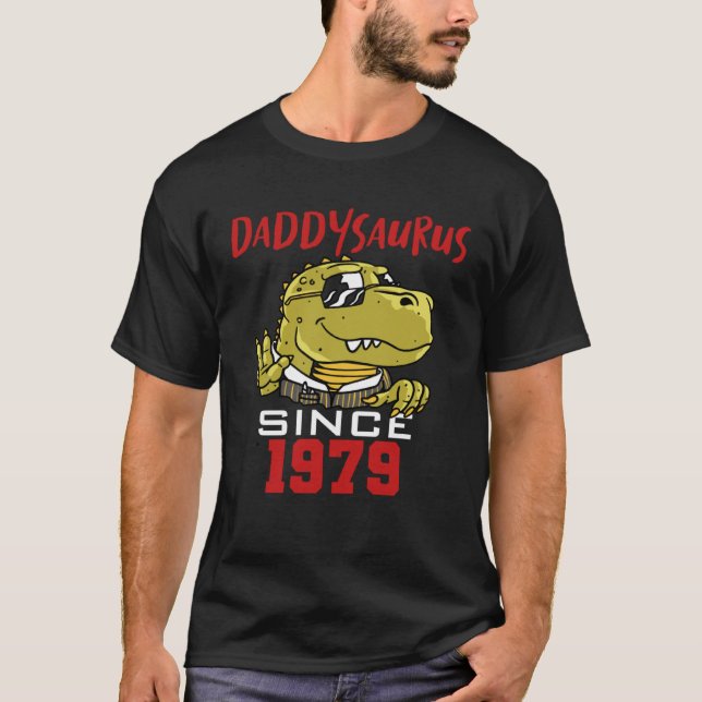 T-shirt Daddysaurus since 1979 (Devant)