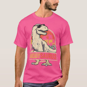 T-shirt Daddysaurus T Rex Dinosaur Daddy Saurus Famille Ma