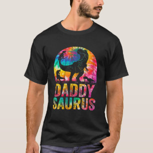 T-shirt Daddysaurus T Rex Dinosaur Daddy Saurus Famille Ma