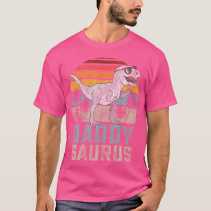 T-shirt Daddysaurus T Rex Dinosaur Daddy Saurus Famille Ma