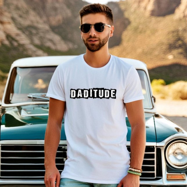 T-shirt Daditude Grunge (Créateur téléchargé)