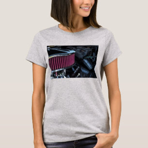 T-shirt d'admission d'air chromé