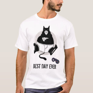 T-shirt DADS Meilleur Jour JAMAIS ! PIZA et Jeu dans les p