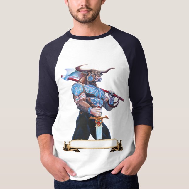 T-shirt Daedalus Minotaur de Crète (Devant)