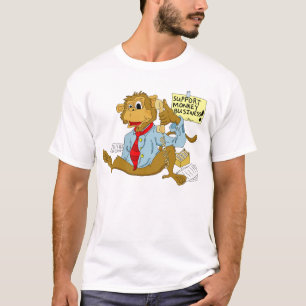 T-shirt d'affaires de singe
