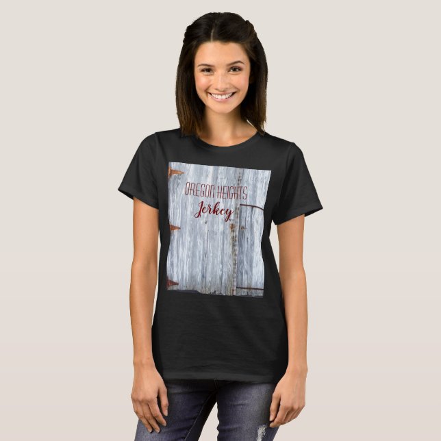 T-shirt d'affaires personnalisé blanc lavabo en bo (Devant entier)