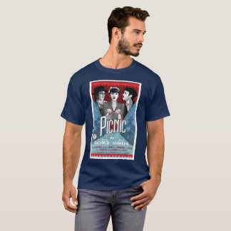 T-shirt d'affiche de pique-nique
