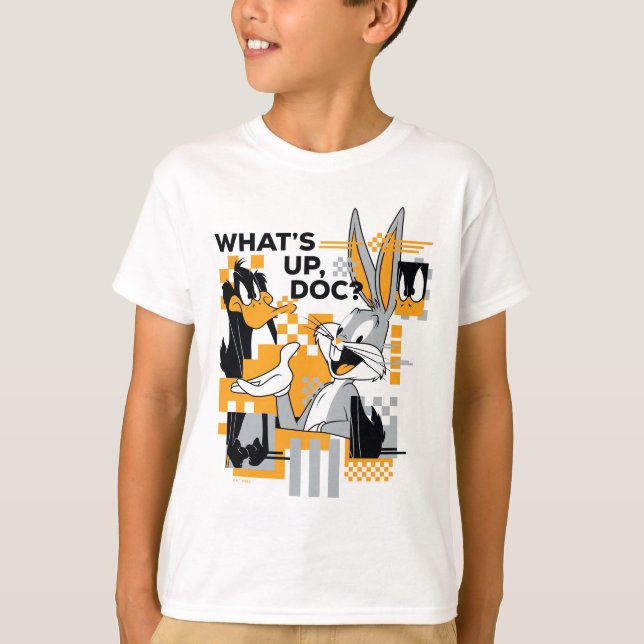 T-shirt DAFFY DUCK™ & BUGS BUNNY™ Glitch (Devant)