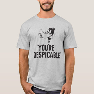 T-shirt DAFFY DUCK classique™ "Vous êtes méprisable"