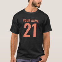 T-shirt D'ÂGE NUMÉROTÉ PERSONNALISABLE