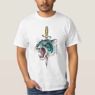 T-shirt Dagger de tatouage, T-shitt personnalisé