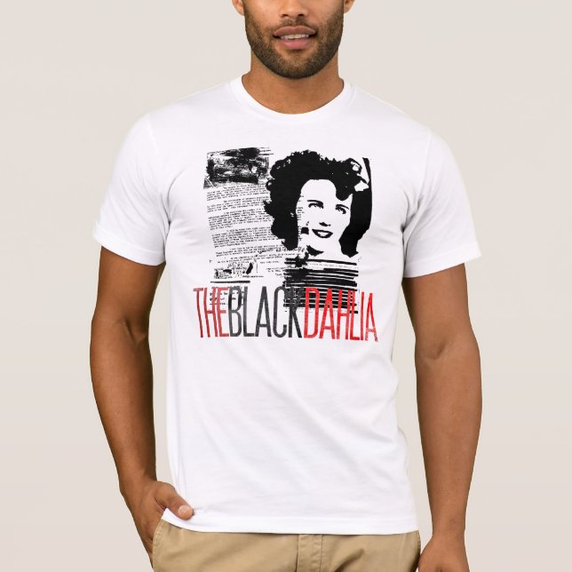 T-shirt Dahlia noir (Devant)