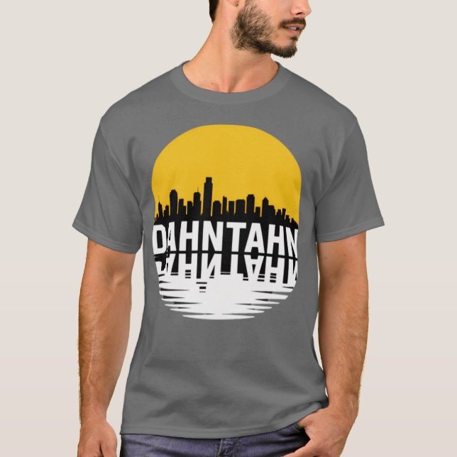 T-shirt Dahntahn - Skyline (Devant)