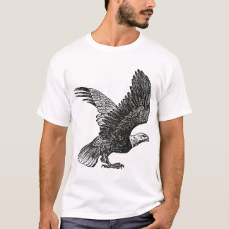 T-shirt d'aigle, design Vintage, oiseaux, nature,