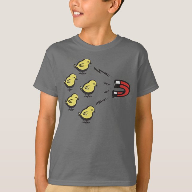T-SHIRT D'AIMANT DE POUSSIN (Devant)