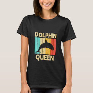 T-shirt Daimants de dauphins pour femmes maman dauphins bé