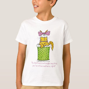 T-shirt Dainty Garbage Kitty