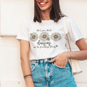 T-shirt Daisées et Fleur sauvage d'abeille