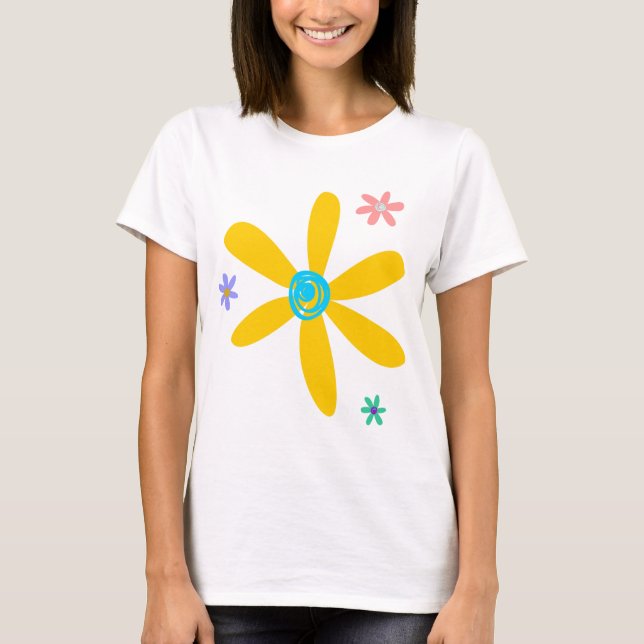 T-shirt Daisy de Crazy (Devant)