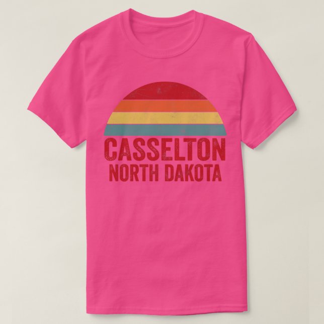 T-shirt Dakota du Nord de Casselton (Design devant)