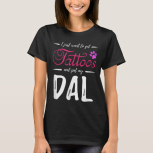 T-shirt Dal Amoureux des chiens Tattoo drôle Dalmatien Chi