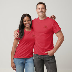 T-shirt dala rouge