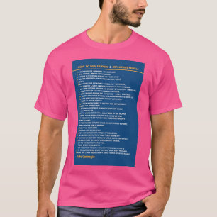 T-shirt Dale Carnegie Comment gagner des amis et influence