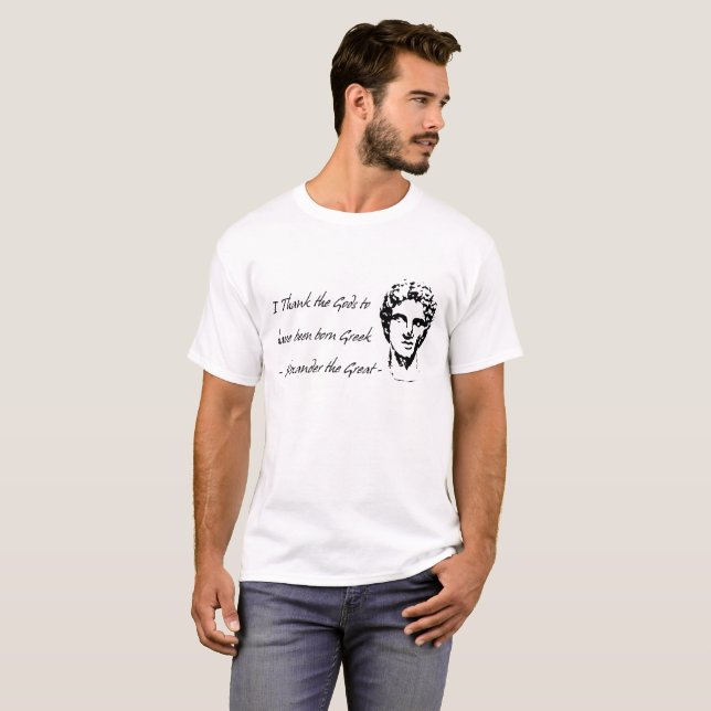 T-shirt d'Alexandre le Great (Devant entier)