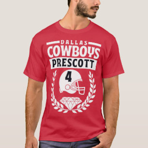 T-shirt Dallas Cowboys Dak Prescott 4 Américain