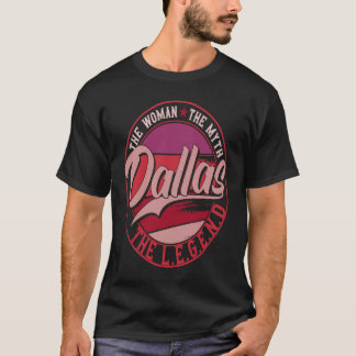 T-shirt Dallas la dame du mythe la légende