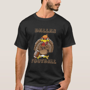 T-shirt Dallas Thanksgiving Day Football Texas Distesse 
