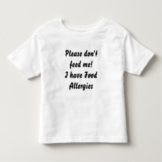 T-shirt d'allergie alimentaire