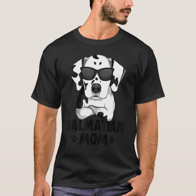 T-shirt Dalmatian Dog Mom Womens_1 (Devant)
