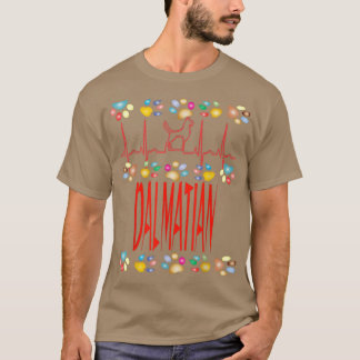 T-shirt DALMATIAN J'Aime Mon DALMATIAN Chien Propriétaire 