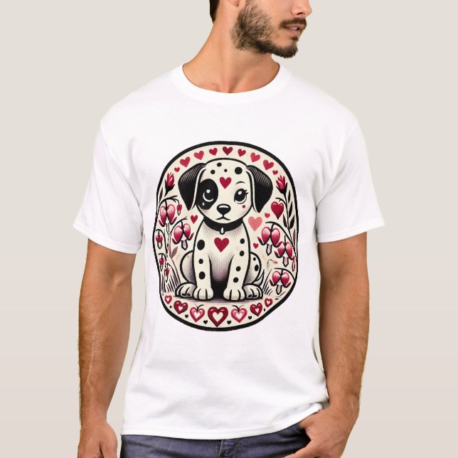T-shirt Dalmatian Love (Devant)
