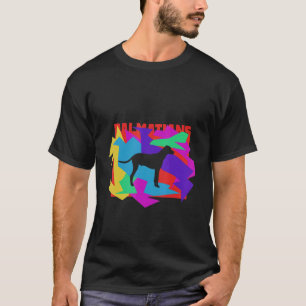T-shirt Dalmatie Animal Mosaik Puzzle