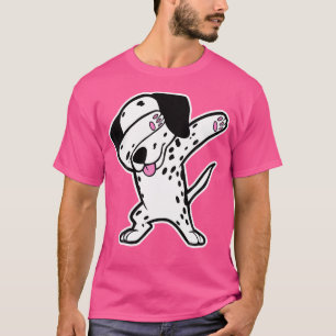 T-shirt Dalmatie Dabbing Drôle Dalmation Dab Dog Dance