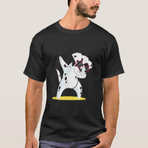 T-shirt Dalmatie Dabbing I Dab Dog Dance I Funny Dalmatie