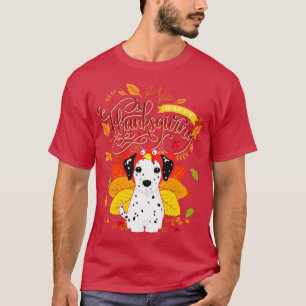 T-shirt Dalmatie Portant un Casquette turc Automne Automne