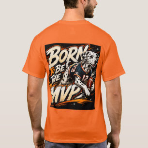 T-shirt Dalmatien de Football Né Pour Être le MVP