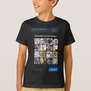 T-shirt Dalmatien drôle ou mème de glace Maman chien Papa