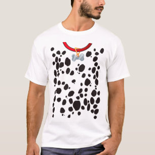 T-shirt Dalmations de costume de chien Spots Chiot Imprime