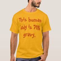 T-shirt d'amant de sauce au jus