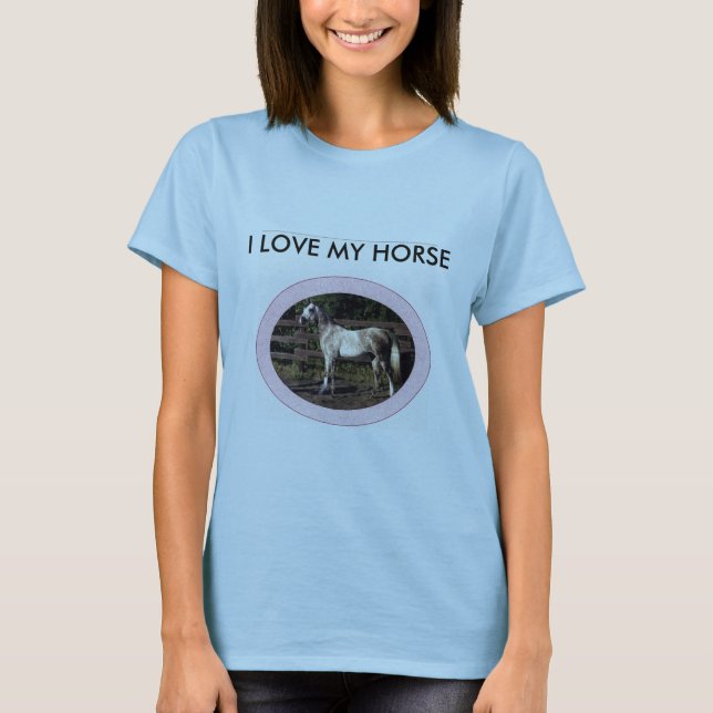 T-shirt d'amants de cheval (Devant)