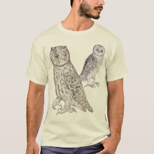T-shirt d'amants de hibou - conception basée sur
